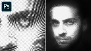 How to Create a Portrait Distortion Lines Effect in Photoshop