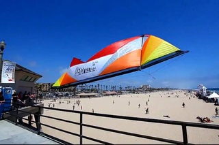 HD Video: Stunt Kite, a Kite that you can control and maneuver completely