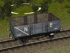 LNER 5 Plank end door wagon pre 1937