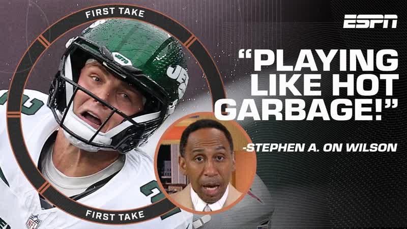 Stephen A. : Zach Wilson is playing like HOT GARBAGE , First