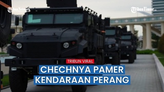 Kadyrov Terjun Langsung Periksa 100 Unit Kendaraan Militer Siap Tempur
