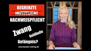Begrenzte Impfpflicht:  Zwangsweise Durchsetzung (Bußgeld, Gefängnis)