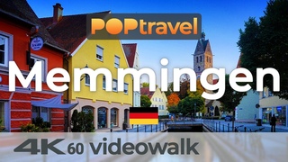 Walking in MEMMINGEN / Germany 🇩🇪- 4K 60fps (UHD)